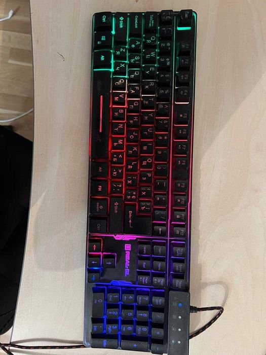 клавіатура дротова real el 8700 backlit usb