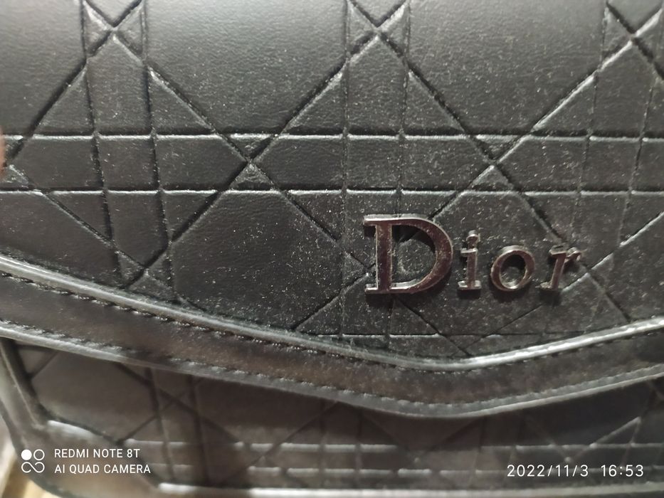 Сумка клатч чорна і біла