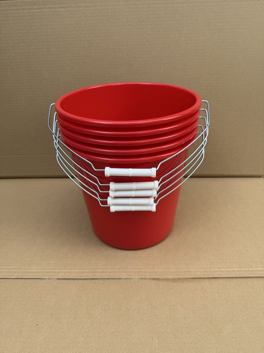 Wiadro plastikowe 10l wiaderko na grzyby owoce 5 szt