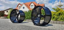 Nowe Felgi BY1393 5x115 DODGE CHALLENGER SRT Chrysler Czarne 20 Cali