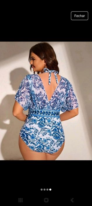 Fato de banho com mangas