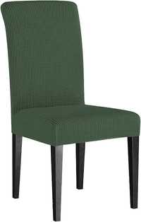 POKROWCE 4szt na krzesła żakardowe elastyczne uniwersalne NOWE w545