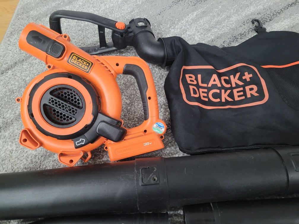 Black & Decker 36V akumulorowy odkurzacz do liści dmuchawa