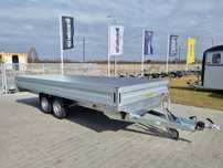 Humbaur HT 355221 GR  przyczepa 522 x 207 cm ALU 3,5T hamowana burty platforma TUV 100 km