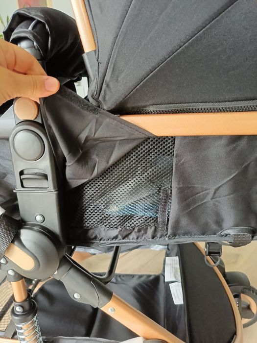 Wózek 3w1 gondola spacerówka nosidło fotelik samochodowy NOWY