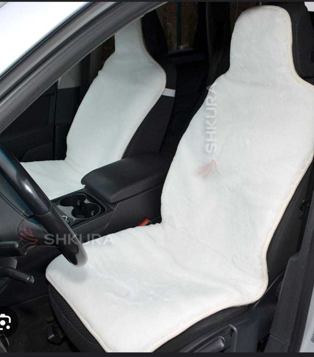 Накидка чехол, меховая из овчины для сиденья автомобиля