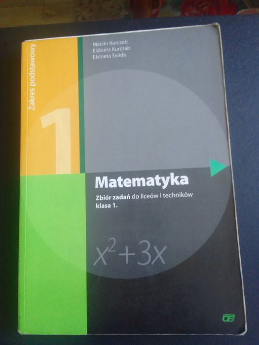 Książka, Matematyka zbiór zadań L.O. praca zbiorowa
