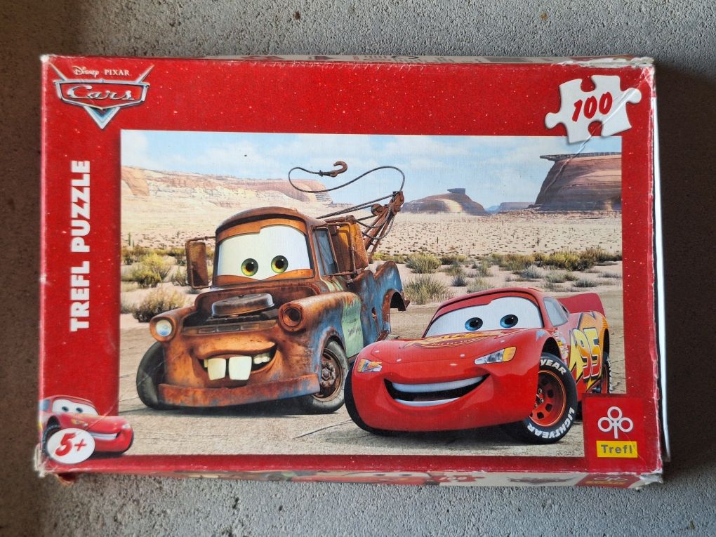 Puzzle trefl 100 elementów auta
