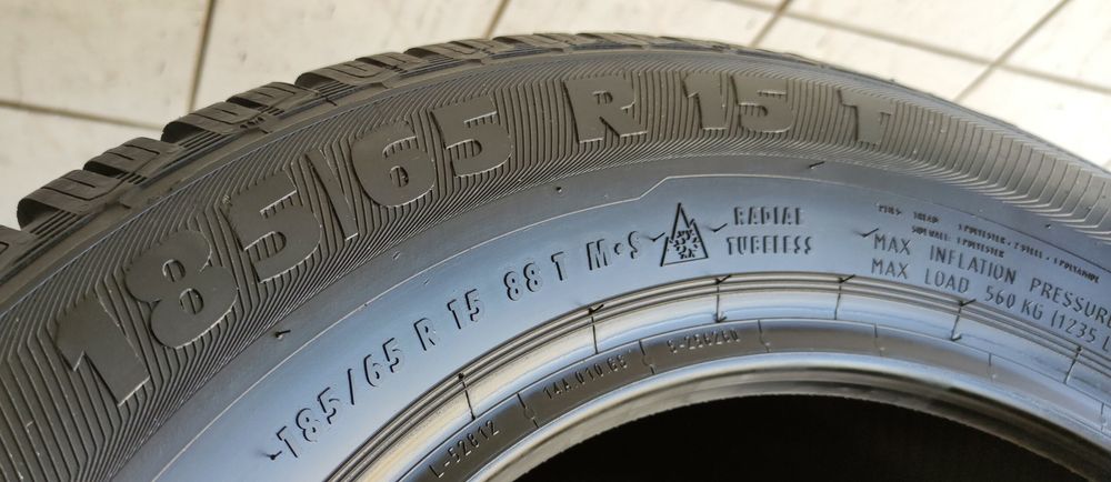 4x 185/65R15 Semperit Master-Grip 2 2x8mm 2x7,1mm JAK NOWE
