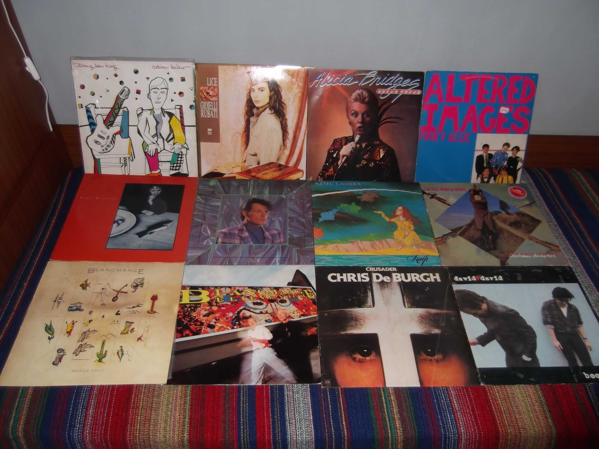 Lote de álbuns, EPs e máxi singles em vinil