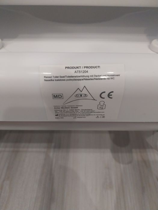 Nasadka toaletowa podwyższająca