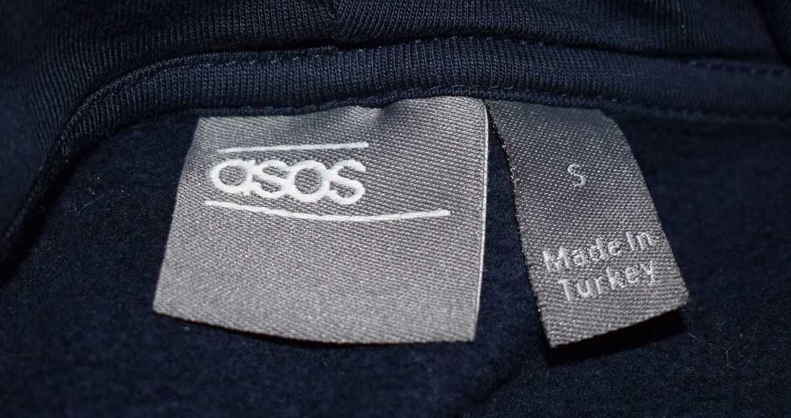 Asos rozpinana bluza z kapturem r.S