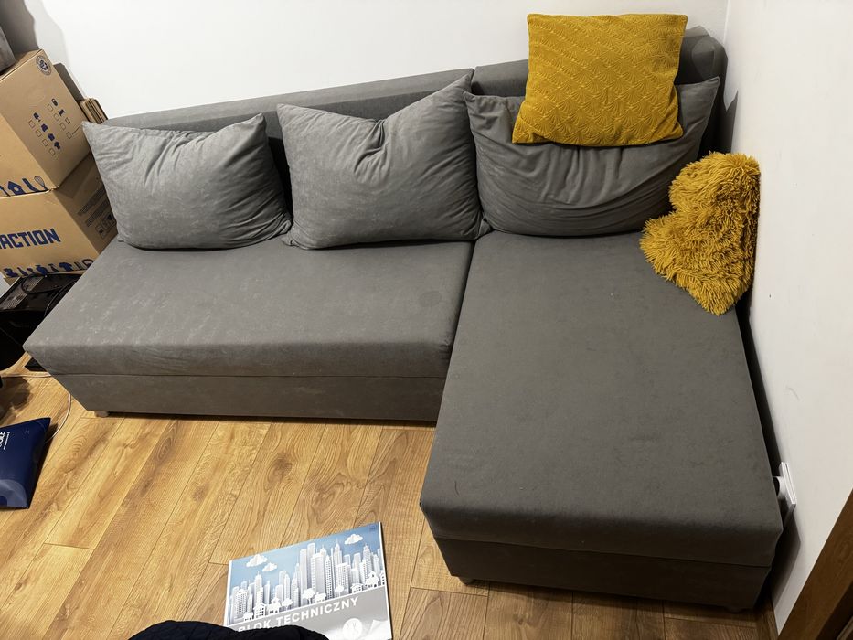 Narożnik szary 140x200