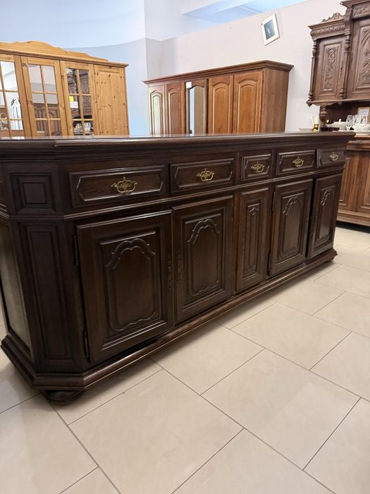 Duża Dębowa Komoda z Holandii