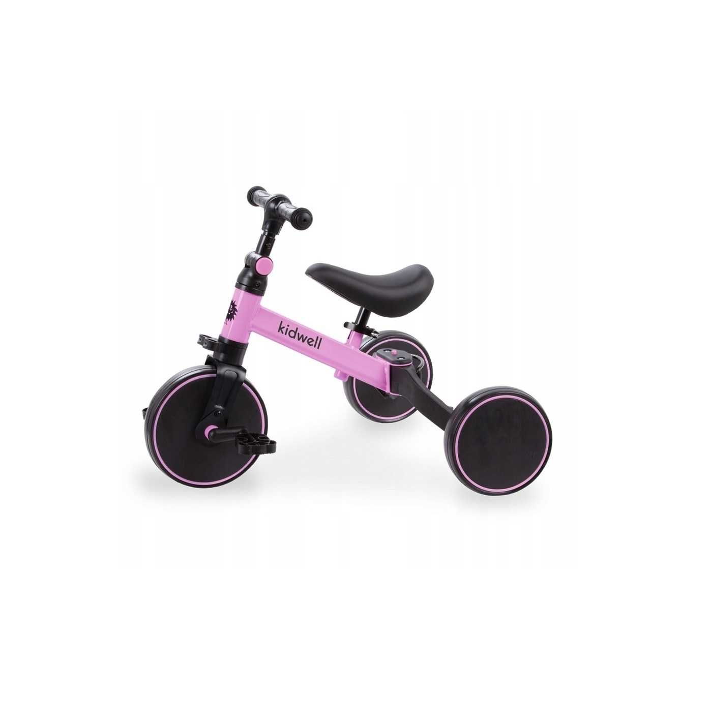 Kidwell Pico Rowerek Biegowy 3w1 Trójkołowy Pedały Różowy Pink *NOWE*