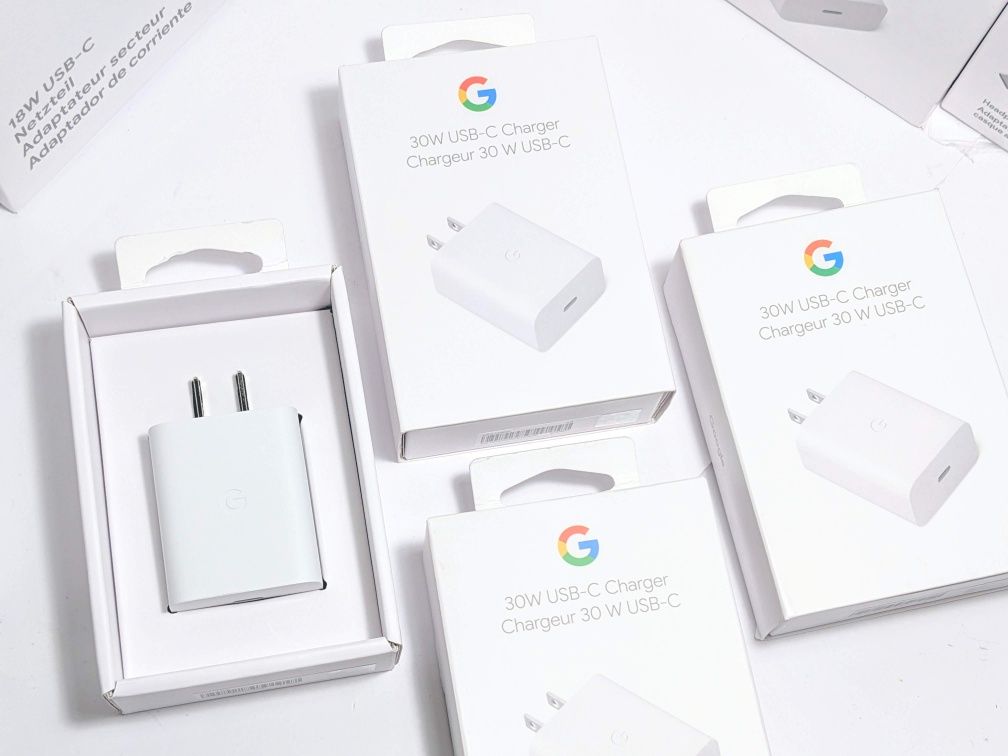 Google Pixel 30W USB Type-C Оригінальна зарядка + кабель 1, 2м.