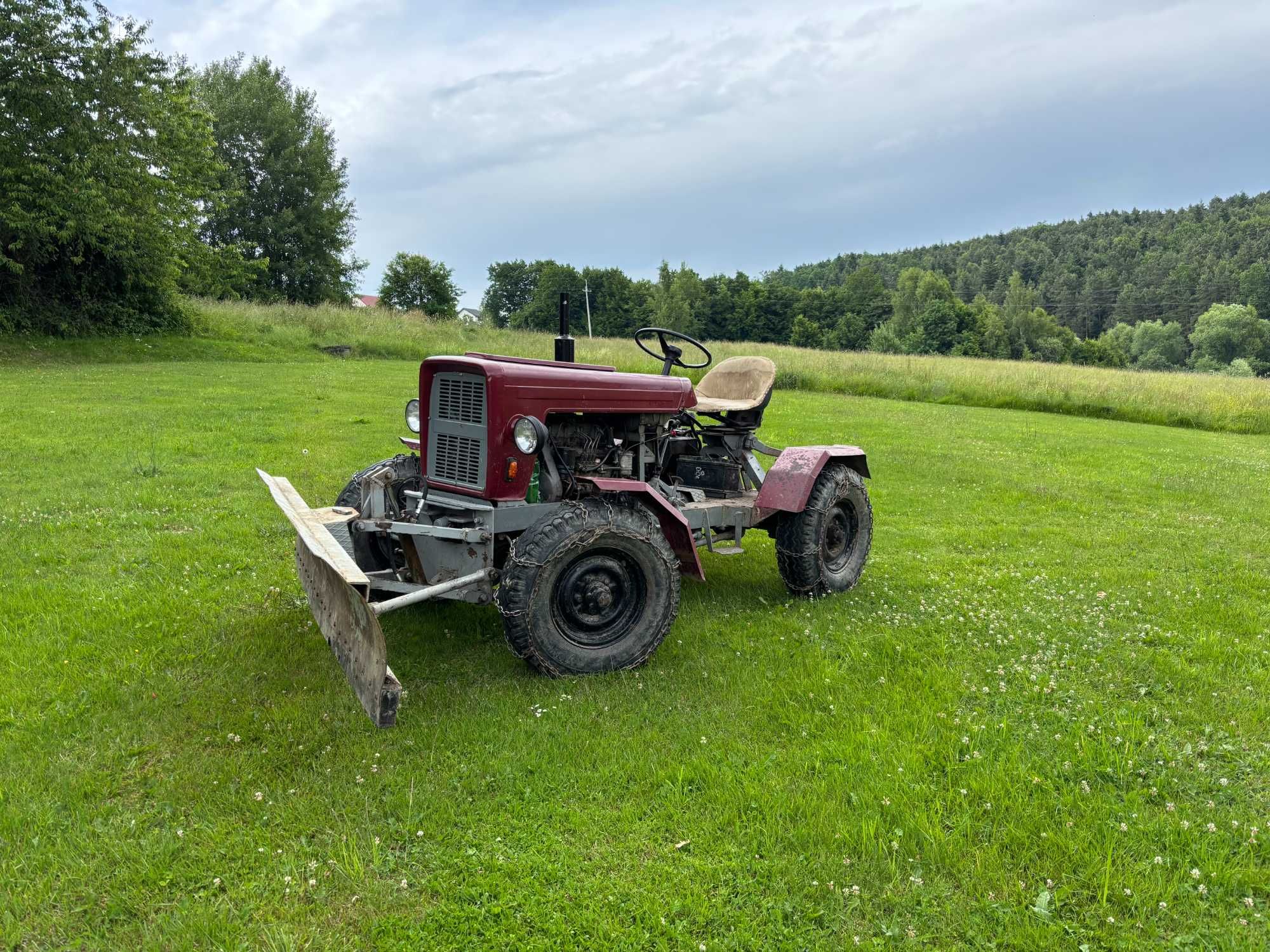 traktor SAM 4x4 PŁÓG, PODNIOŚNIK tył i przód