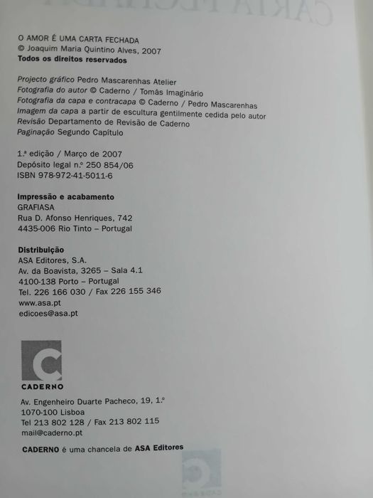 Livros em muito bom estado: Amor-Intimidade