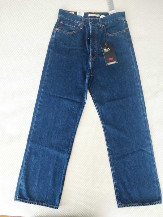 Calça de ganga LEVIS - Ribcage Straight Ankle - W30 L29