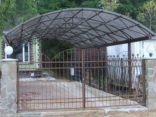 На ЗАКАЗ навес над входом от производителя