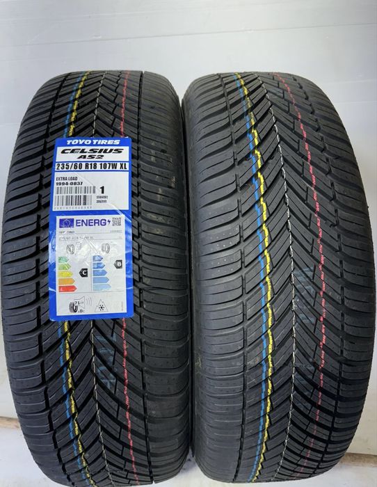 2x 235/60r18 Toyo Celsius AS3 107W XL 2023