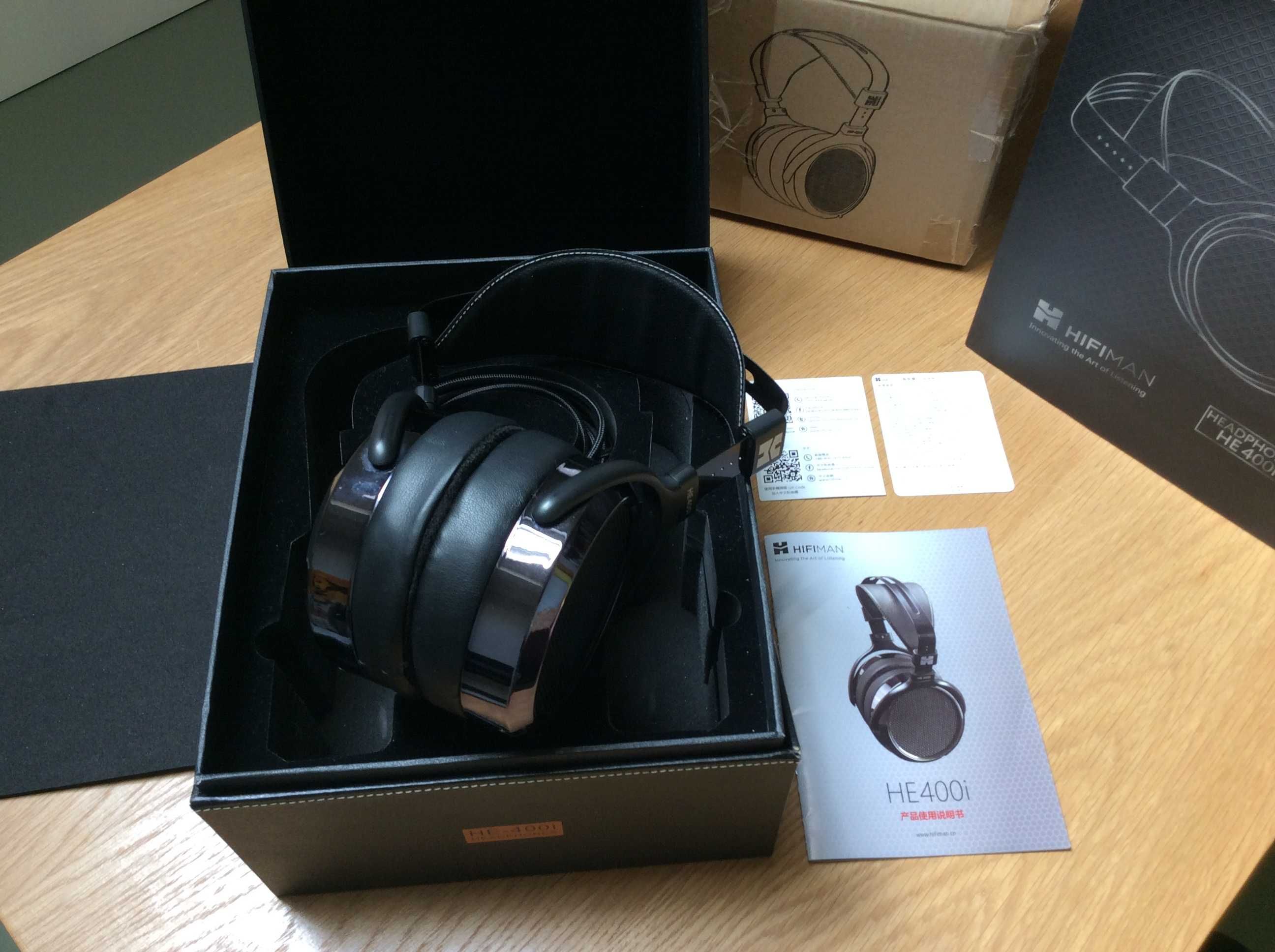 Hifiman HE-400i v2 + cabo Canare L-4E5C