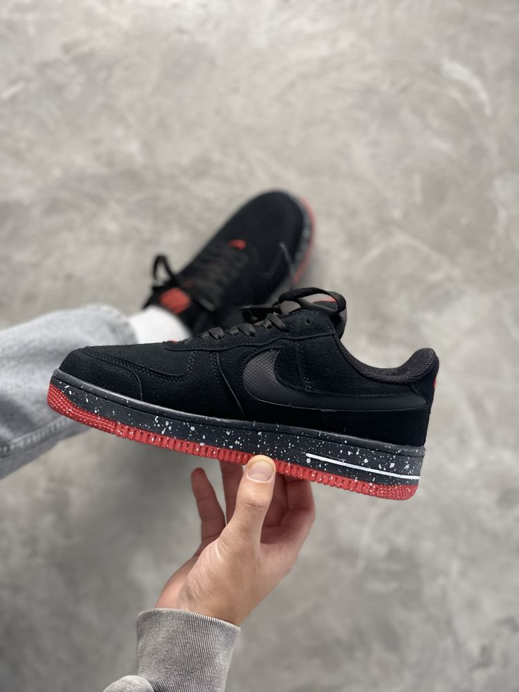 Кроссовки - Кросівки Nike Air Force Black&Red