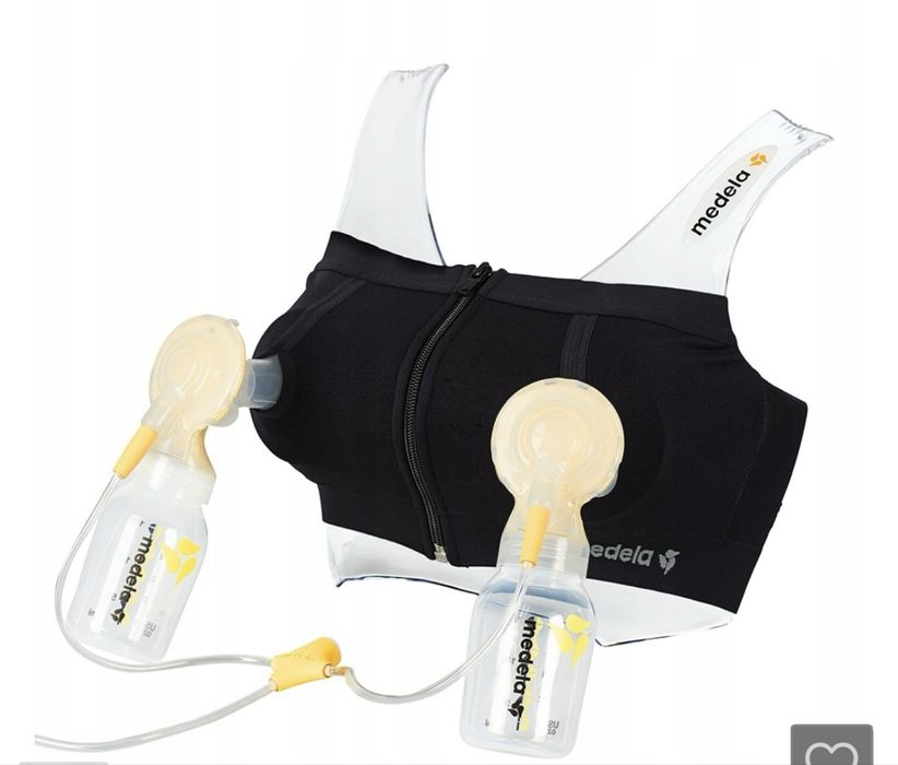 Medela gorset, biustonosz do laktatorow czarny, rozmiar M