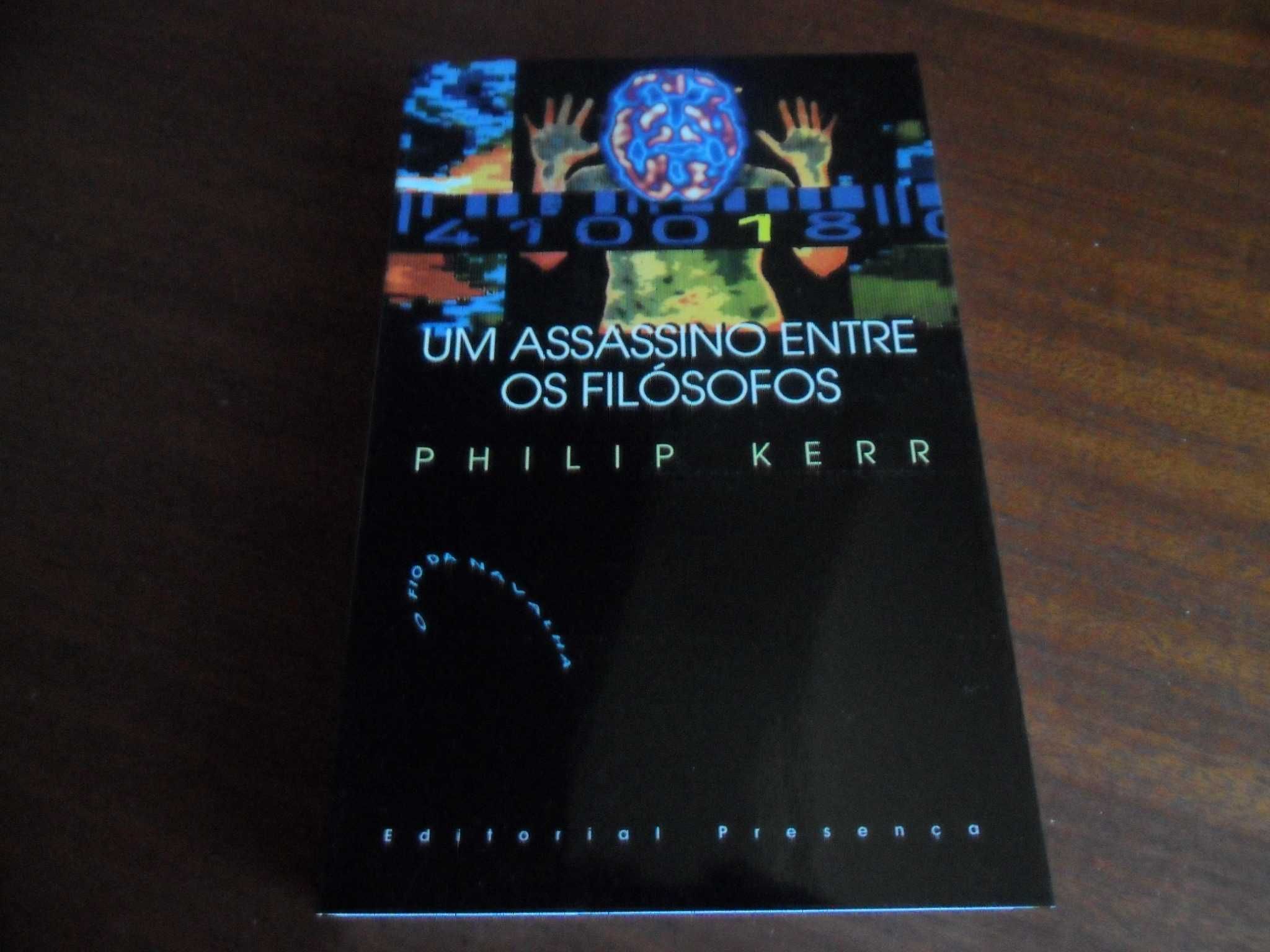 "Um Assassino Entre Filósofos" de Philip Kerr - 1ª Edição de 1999