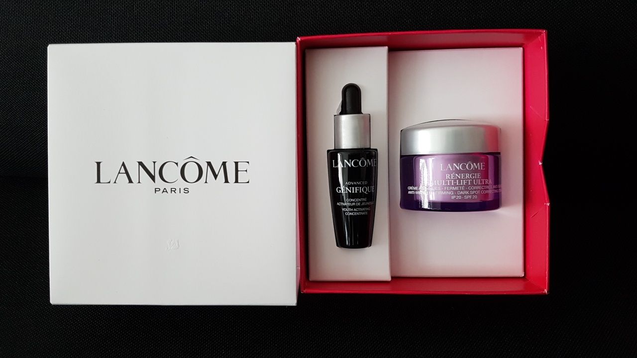 Подарочный набор из 2 мини версий Lancome,оригинал годен до 04.2024.