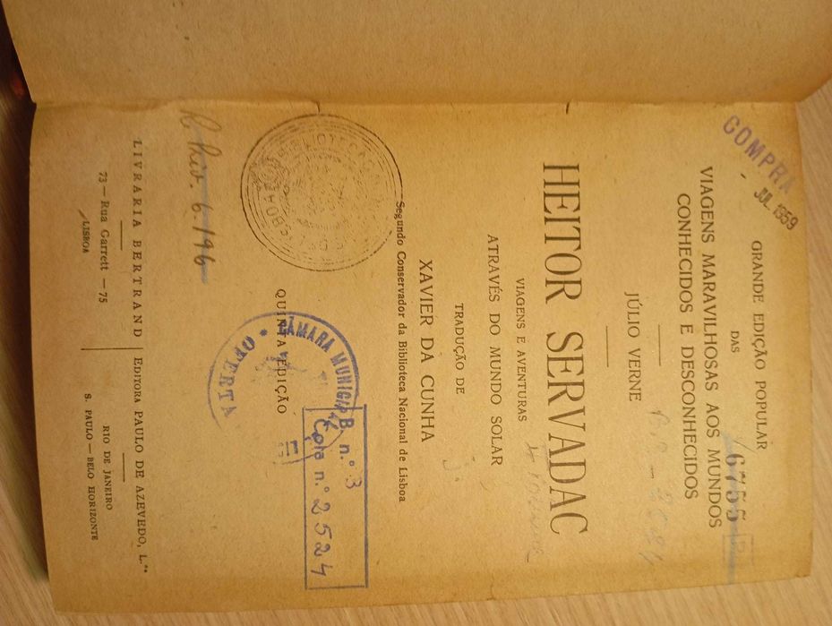 Heitor Servadac II (segunda parte), Júlio Verne (quinta edição)