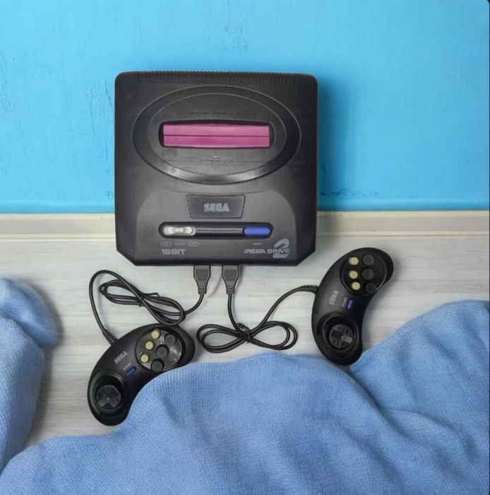 Приставка сега в стиле ретро Sega mega drive 16 bit