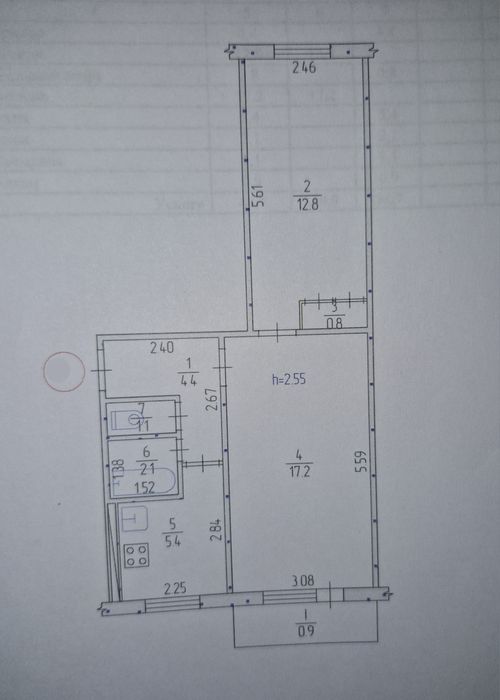 Продаж 2-х кімнатної квартири. 17 квартал. Вулиця  С. Колачевського.