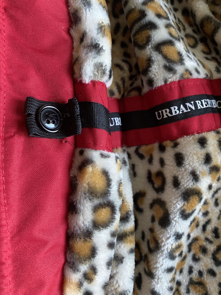 Куртка парка червона Urban Republic для дівчинки