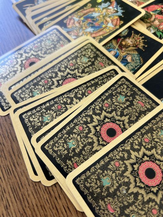 Карты игральные Палех СССР. Карты Таро, гадальные