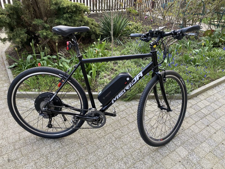 Rower crossowy Merida ze wspomaganiem elektrycznym rozm. 58 cm, 3x9 de