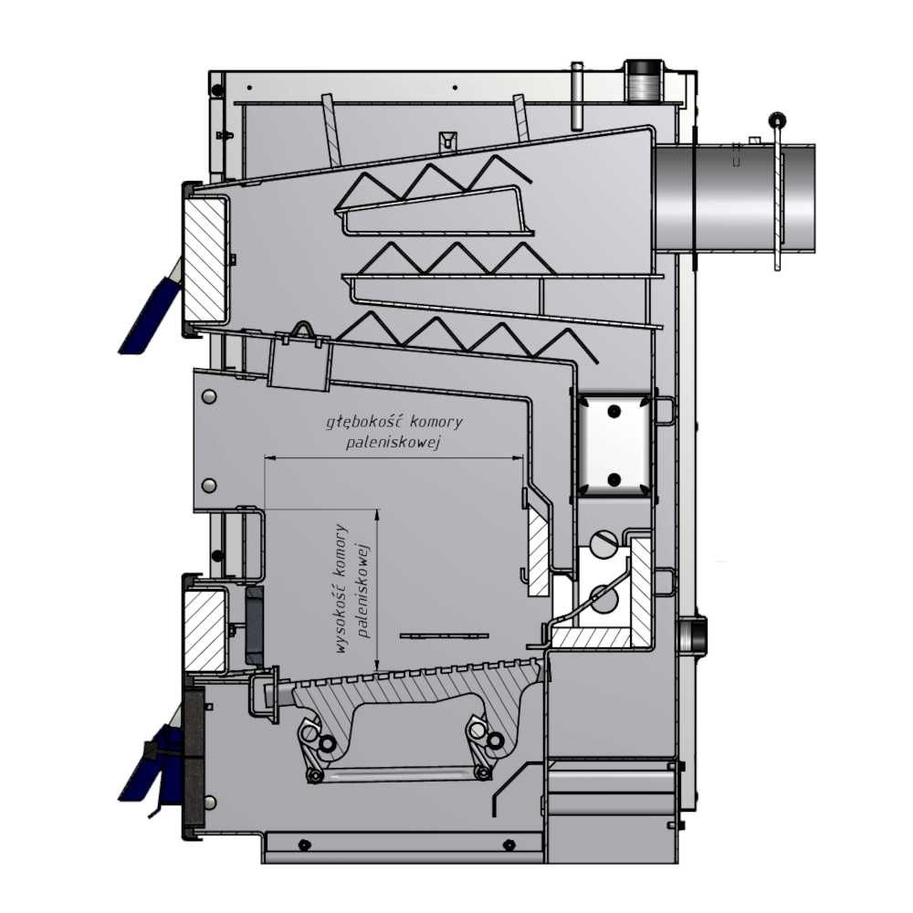 Pakiet - kocioł na drewno Zębiec Wenus Wood 14 kW + bufor HS B0 800