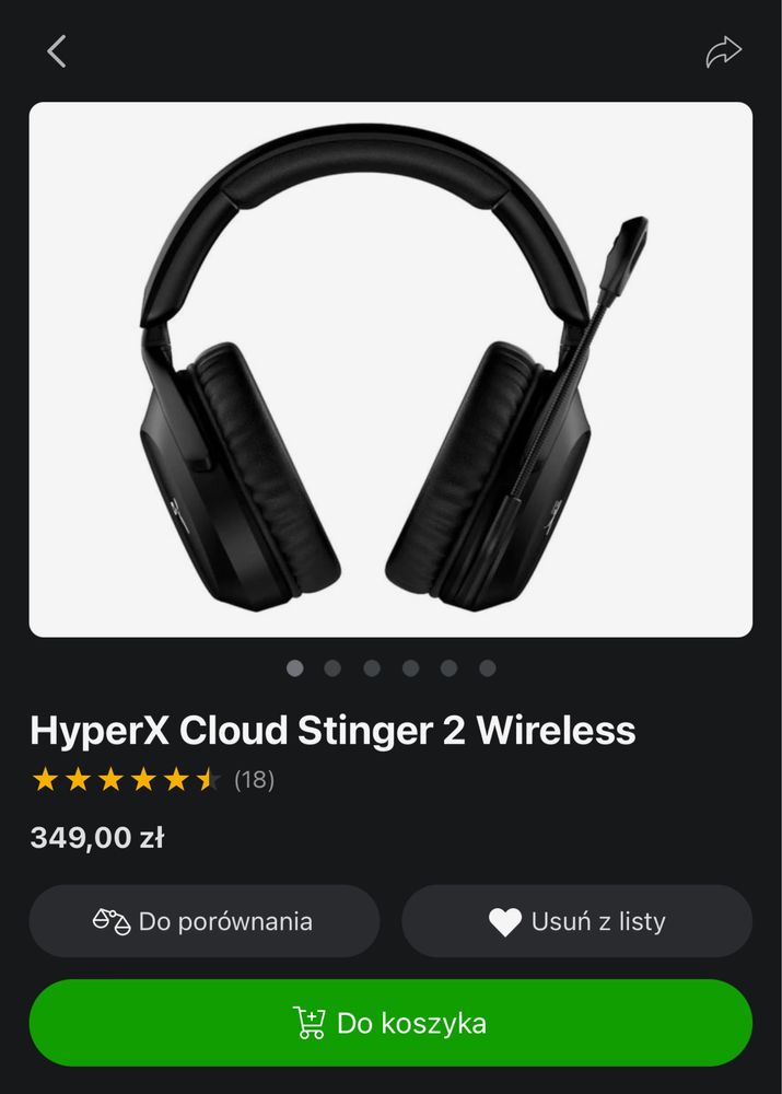 HyperX Cloud Stinger 2 Wireless