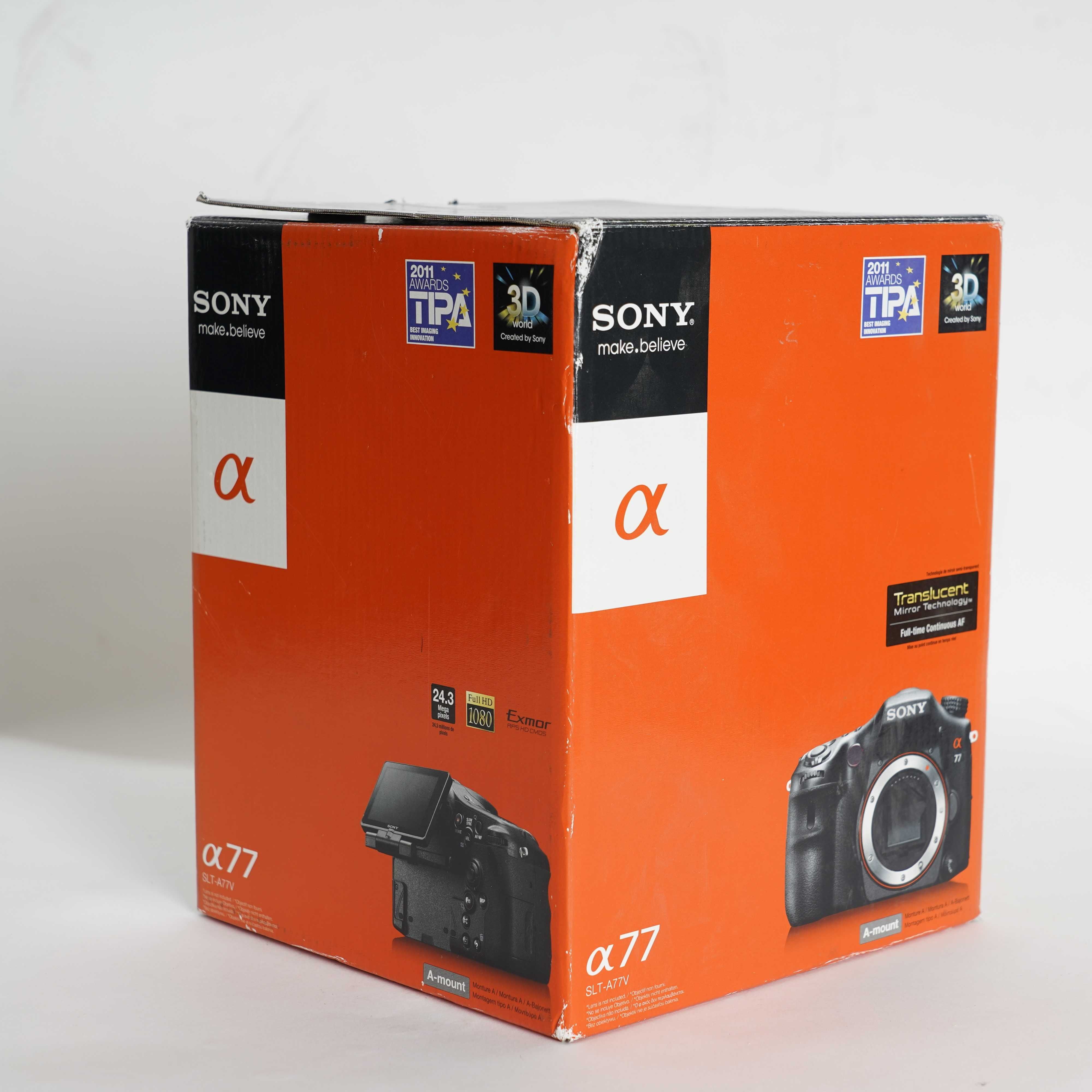 Aparat Sony Alpha 77 z obiektywem Sigma 17-70mm, F2.8-4.5 DC Makro