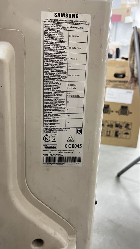 Jednostka zewnętrzna klimatyzatora Samsung 5 kW