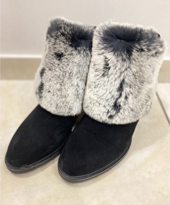 Черевики з натурального замша 38 р