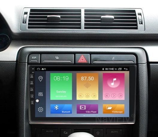 Radio nawigacja Audi A4 B6 B7 2001 do 2008 ANDROID WiFi Bluetooth GPS