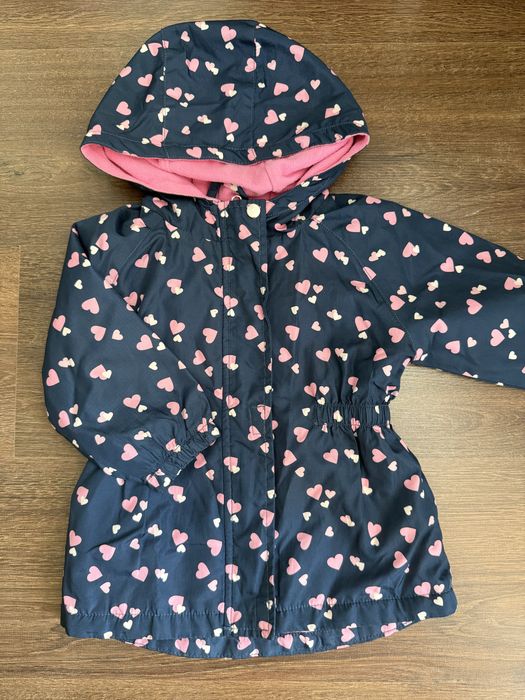 Куртка вітровка для дівчинки на флісі