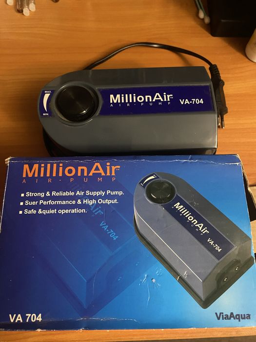 Компрессор двухканальный ViaAqua VA-704, 540 л/час