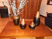 Conjunto decorativo em barro