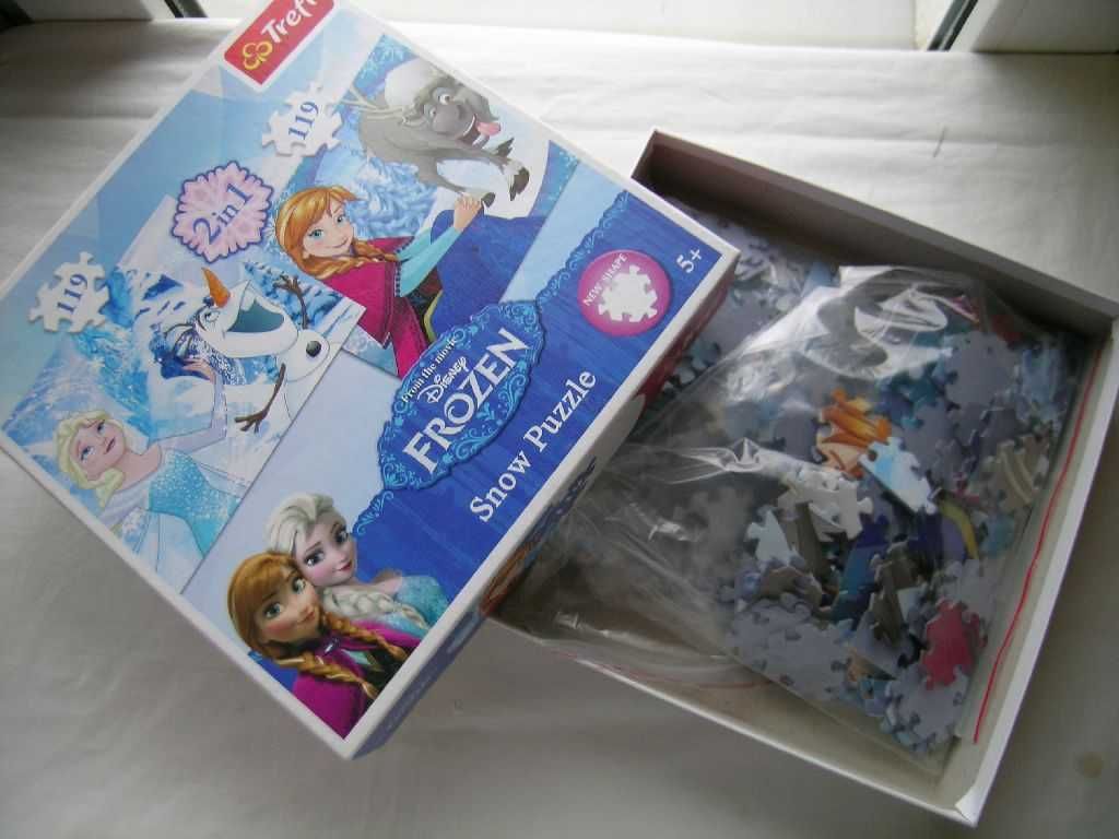 Puzzle Disney FROZEN - Snow Puzzle 2 in 1