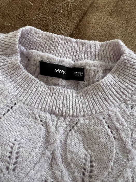 Camisola da Mango lilás com brilhos