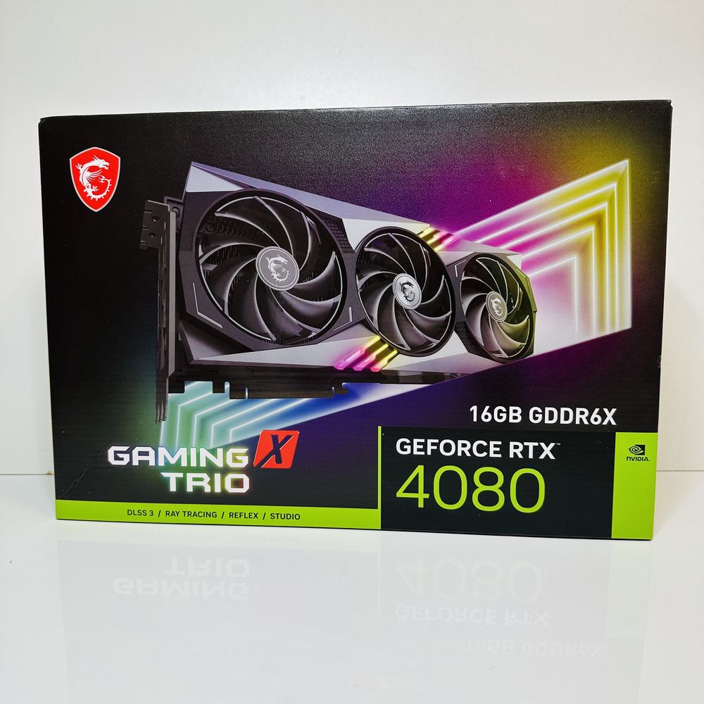 Відеокарта MSI GeForce RTX 4080 GAMING X TRIO 16 ГБ GDDR6X 256 біт