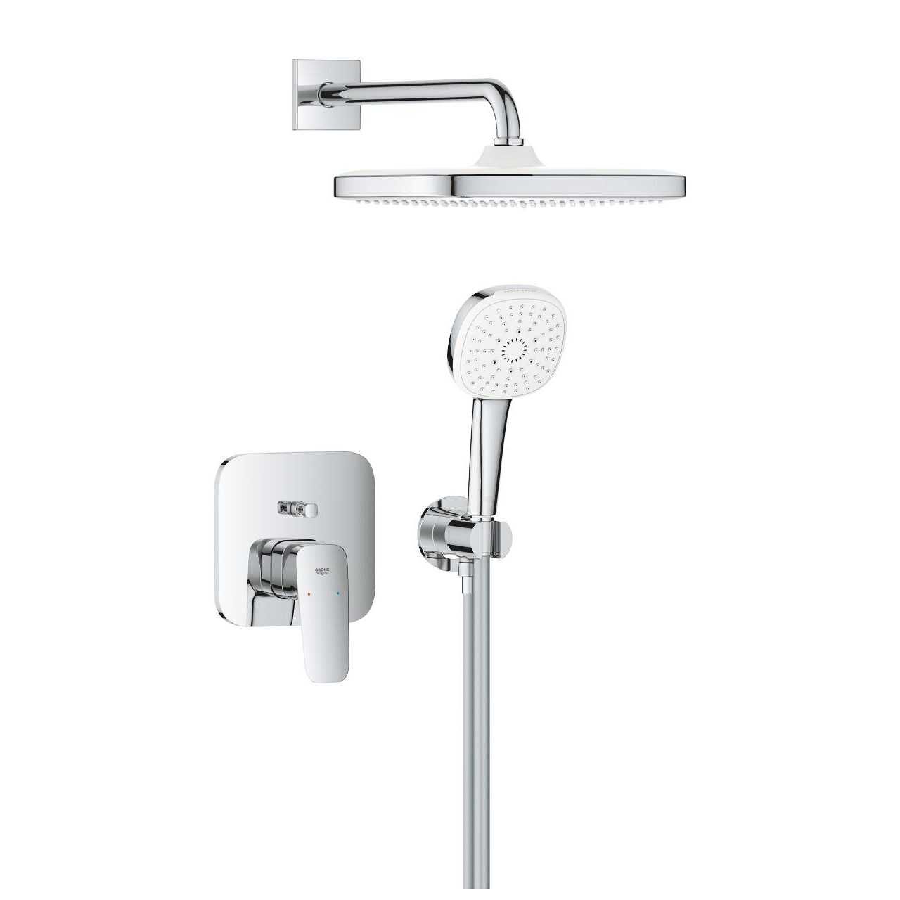 GROHE Cubeo Podtynkowy zestaw prysznicowy z deszczownicą Tempesta 250
