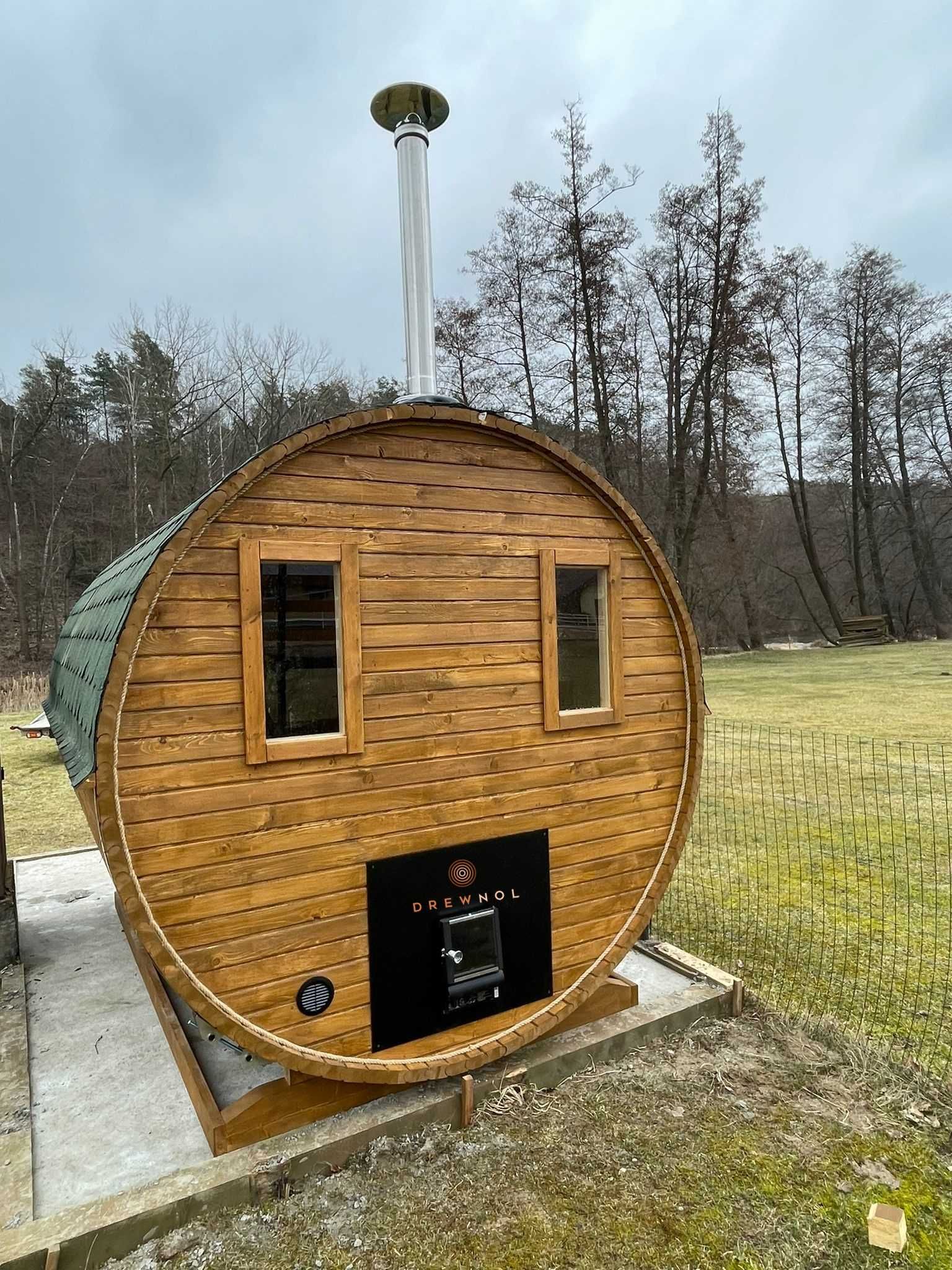 Sauna ogrodowa, sauna, sauna beczka, sauna Ebro, ruska bania